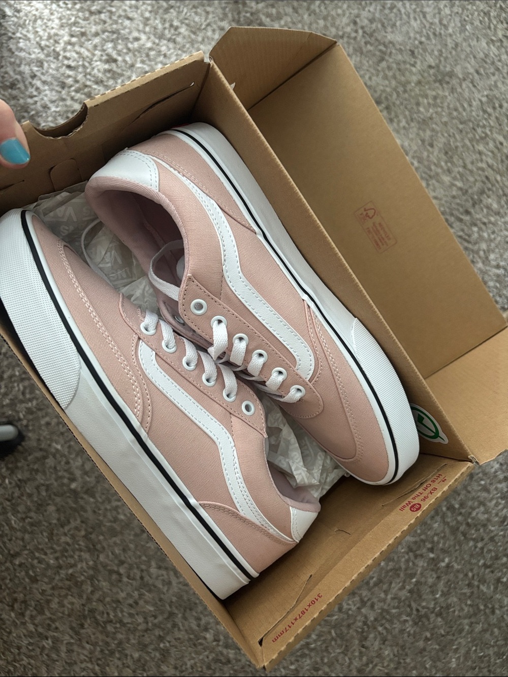 Vans Brooklyn Ls Canvas Sepia Rose Low-Top Sneakers - Picture 2 of 5